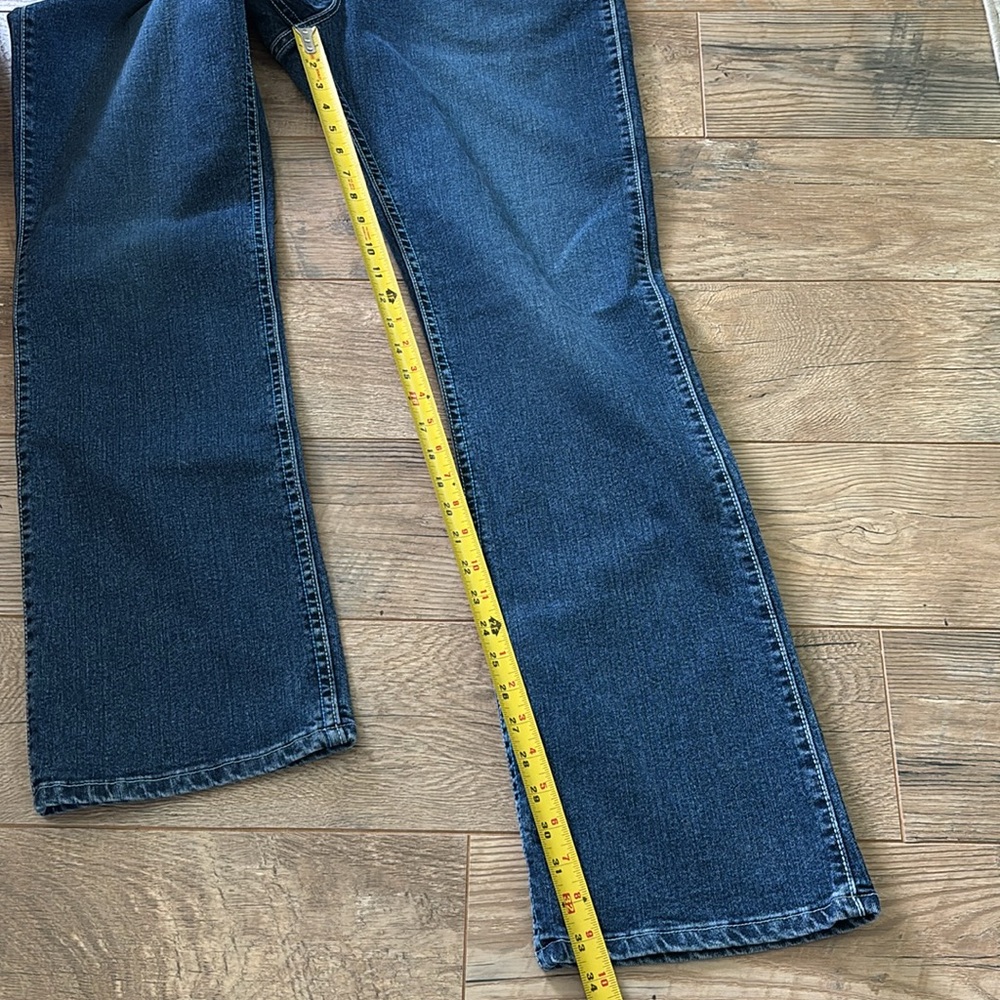 Wrangler Q-Baby Women's Jeans Bootcut Dark Wash Denim Size 32 x 33.5 - Picture 8 of 8
